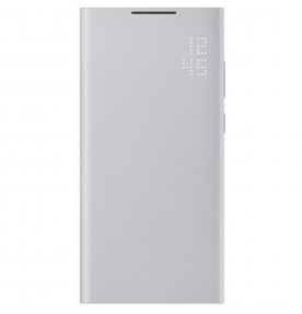 Husa LED View Cover pentru Samsung Galaxy S22 Ultra, Gray