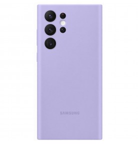 Husa Silicone Cover pentru Samsung Galaxy S22 Ultra, Lavender