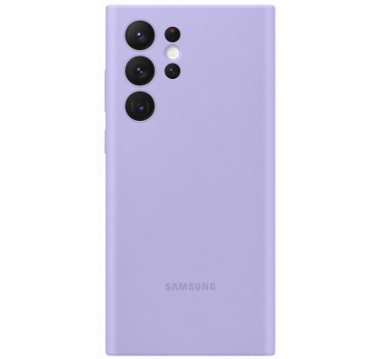 Husa Silicone Cover pentru Samsung Galaxy S22 Ultra, Lavender