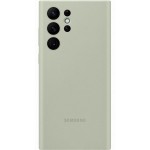 Husa Silicone Cover pentru Samsung Galaxy S22 Ultra, Olive Green