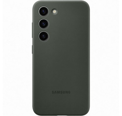Husa Silicone Cover pentru Samsung Galaxy S23, Green