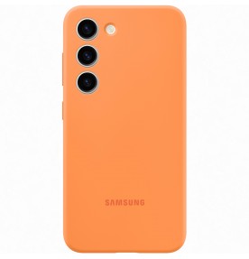 Husa Silicone Cover pentru Samsung Galaxy S23, Orange