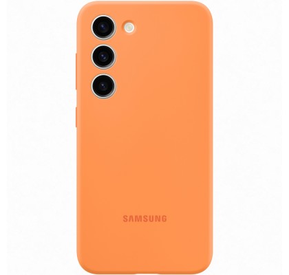 Husa Silicone Cover pentru Samsung Galaxy S23, Orange