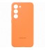 Husa Silicone Cover pentru Samsung Galaxy S23, Orange