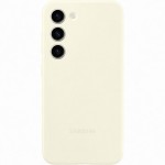 Husa Silicone Cover pentru Samsung Galaxy S23, Cream