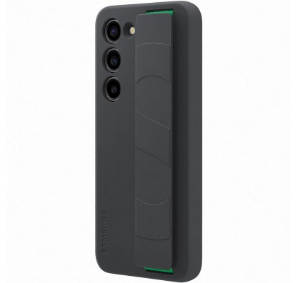 Husa Silicone Grip Case pentru Samsung Galaxy S23, Black