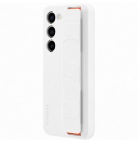 Husa Silicone Grip Case pentru Samsung Galaxy S23, White