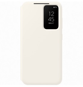 Husa Smart View Wallet Samsung Galaxy S23, Cream