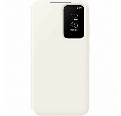 Husa Smart View Wallet Samsung Galaxy S23, Cream
