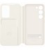 Husa Smart View Wallet Samsung Galaxy S23, Cream