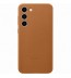 Husa Leather Cover pentru Samsung Galaxy S23+, Camel