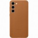 Husa Leather Cover pentru Samsung Galaxy S23+, Camel