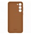 Husa Leather Cover pentru Samsung Galaxy S23+, Camel