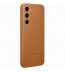 Husa Leather Cover pentru Samsung Galaxy S23+, Camel