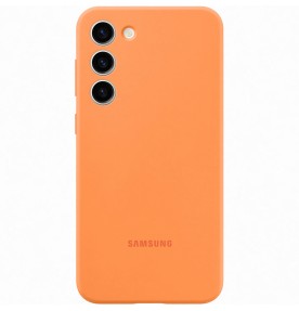 Husa Silicone Cover pentru Samsung Galaxy S23+, Orange