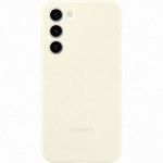 Husa Silicone Cover pentru Samsung Galaxy S23+, Cream