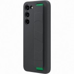 Husa Silicone Grip Case pentru Samsung Galaxy S23+, Black