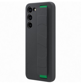 Husa Silicone Grip Case pentru Samsung Galaxy S23+, Black