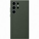 Husa Leather Cover pentru Samsung Galaxy S23 Ultra, Green