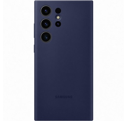 Husa Silicone Cover pentru Samsung Galaxy S23 Ultra, Navy