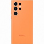 Husa Silicone Cover pentru Samsung Galaxy S23 Ultra, Orange