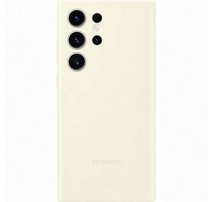 Husa Silicone Cover pentru Samsung Galaxy S23 Ultra, Cream