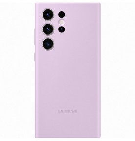 Husa Silicone Cover pentru Samsung Galaxy S23 Ultra, Lavender