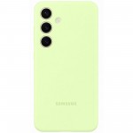 Husa Silicone Case pentru Samsung Galaxy S24, Light Green