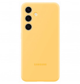 Husa Silicone Case pentru Samsung Galaxy S24, Yellow