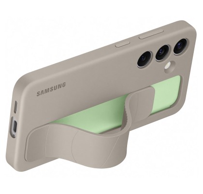 Husa Standing Grip Case pentru Samsung Galaxy S24, Taupe