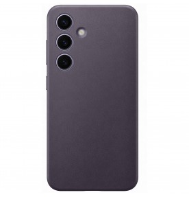 Husa Vegan Leather Case pentru Samsung Galaxy S24, Dark Violet