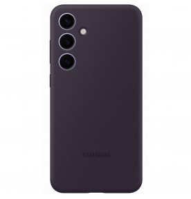 Husa Silicone Case pentru Samsung Galaxy S24+, Dark Violet