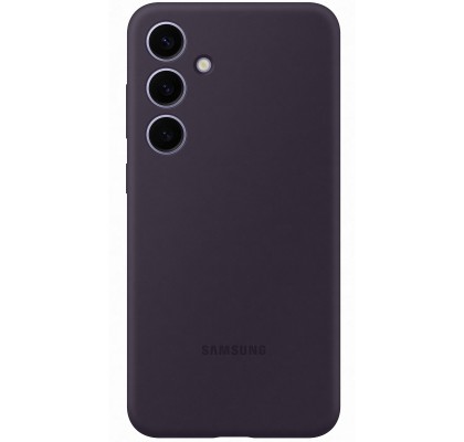 Husa Silicone Case pentru Samsung Galaxy S24+, Dark Violet