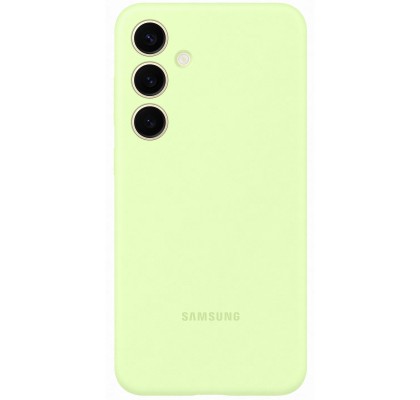 Husa Silicone Case pentru Samsung Galaxy S24+, Light Green