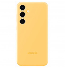 Husa Silicone Case pentru Samsung Galaxy S24+, Yellow