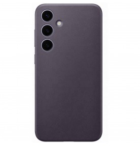 Husa Vegan Leather Case pentru Samsung Galaxy S24+, Dark Violet