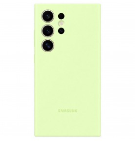 Husa Silicone Case pentru Samsung Galaxy S24 Ultra, Light Green
