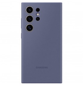 Husa Silicone Case pentru Samsung Galaxy S24 Ultra, Violet