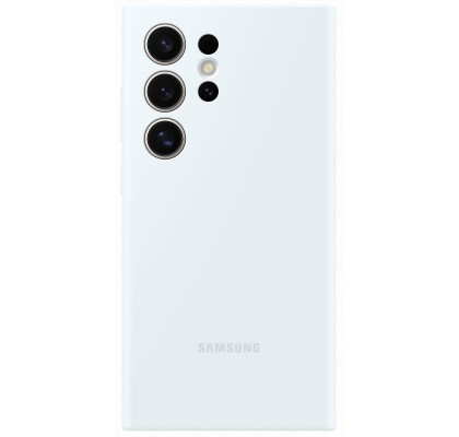 Husa Silicone Case pentru Samsung Galaxy S24 Ultra, White