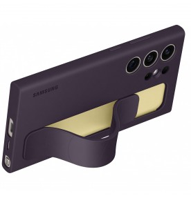 Husa Standing Grip Case pentru Samsung Galaxy S24 Ultra, Dark Violet