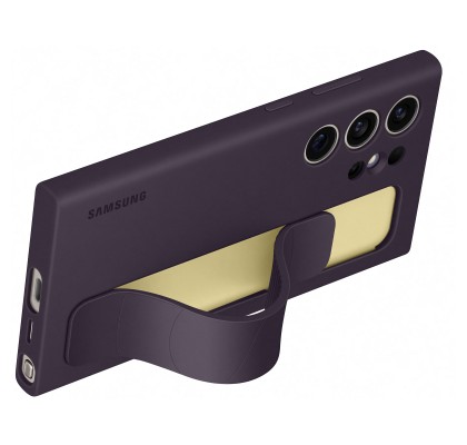 Husa Standing Grip Case pentru Samsung Galaxy S24 Ultra, Dark Violet