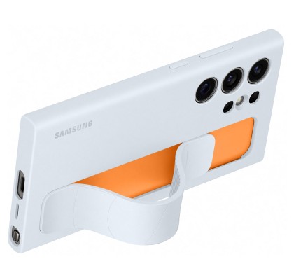 Husa Standing Grip Case pentru Samsung Galaxy S24 Ultra, Light Blue