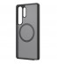 Husa Clear Magnet Case pentru Samsung Galaxy S25 Ultra, Black Frost