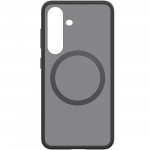 Husa Clear Magnet Case pentru Samsung Galaxy S25, Black Frost