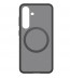 Husa Clear Magnet Case pentru Samsung Galaxy S25, Black Frost
