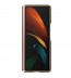 Husa Leather Cover pentru Samsung Galaxy Z Fold2 5G, Brown