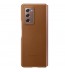 Husa Leather Cover pentru Samsung Galaxy Z Fold2 5G, Brown