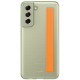 Husa Slim Strap Cover pentru Samsung Galaxy S21 FE, Olive