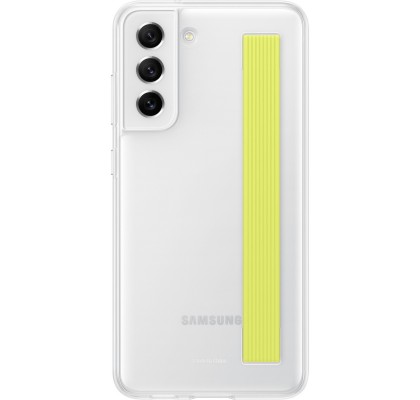 Husa Slim Strap Cover pentru Samsung Galaxy S21 FE, White