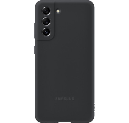 Husa Silicone Cover pentru Samsung Galaxy S21 FE, Black